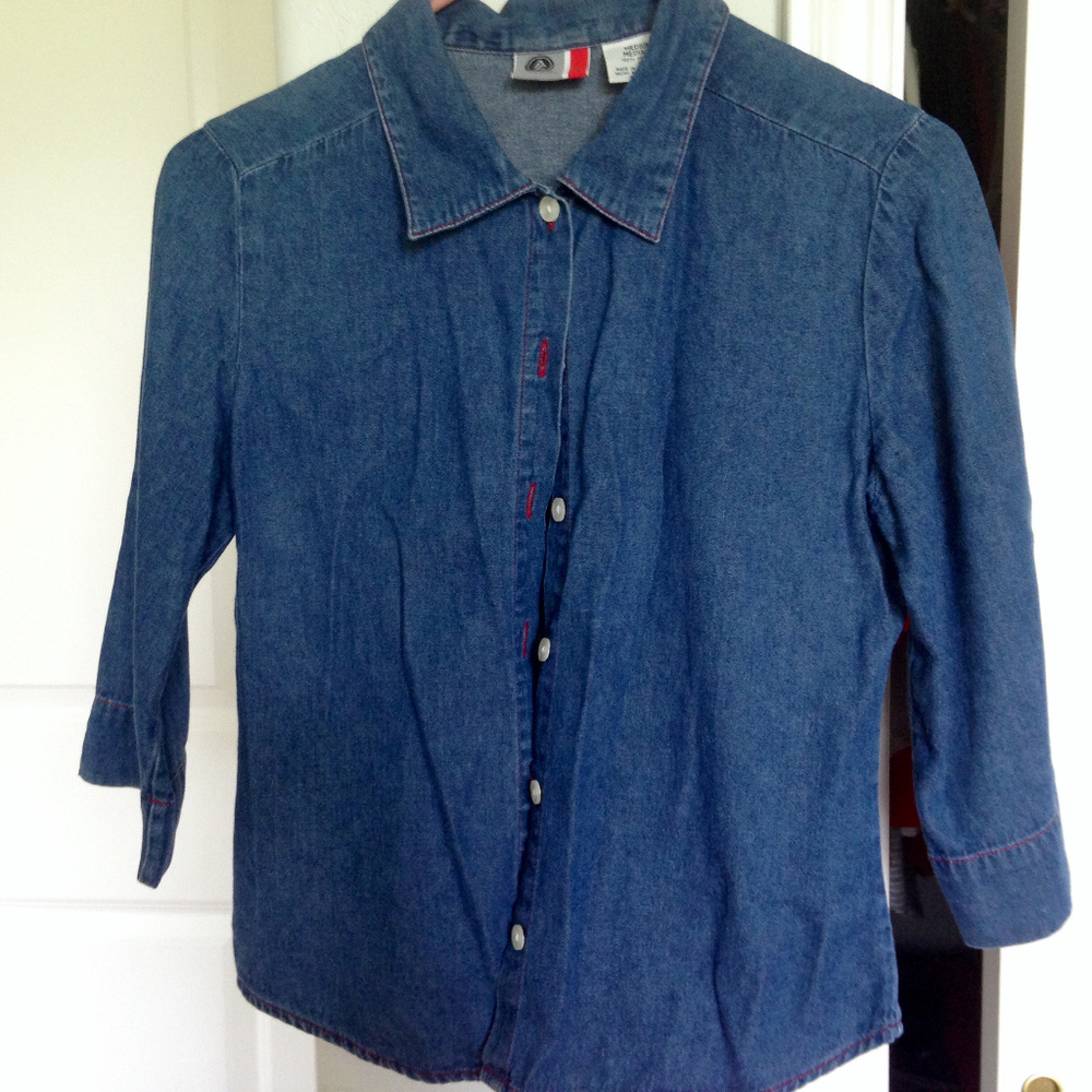 3/4 Sleeve Button Down
